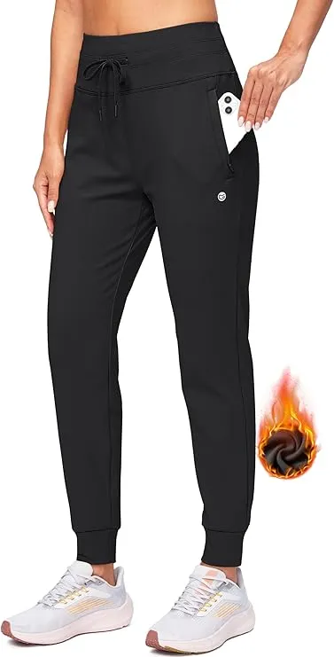 G Gradual Women’s Fleece Lined Joggers